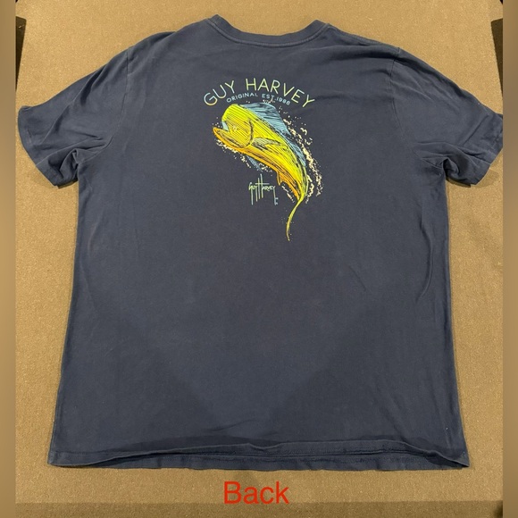 Guy Harvey Graphic Short Sleeve T-Shirt - Mens XXL - Picture 1 of 8